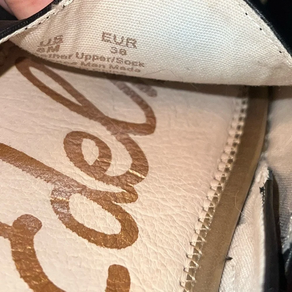Sam Edelman Black and Tan Espadrilles
